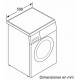 Lavadora Bosch Wuu24t65es 9k 1200r Blanca