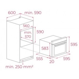 Horno Hcb-6370 70l (a+) 111020100