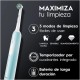 Cepillo Dental Pro 1 Azul Tecnol. 3d 3modos Limpieza Bat. Larga Duracion