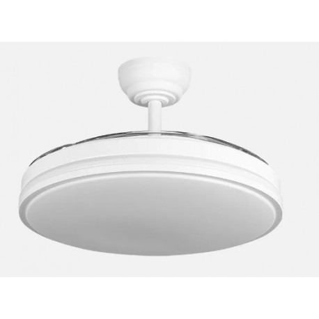ABRILA DC RELAMPAGO Blanco - Ventilador de Techo Aspas Retráctiles 60W