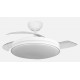 ABRILA DC RELAMPAGO Blanco - Ventilador de Techo Aspas Retráctiles 60W