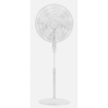 ABRILA ESCUDERO Blanco - Ventilador de Pie 5 Aspas