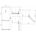 ASPES AC185605ENFD Blanco - Frigorífico Combi No Frost