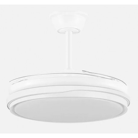 ABRILA TEMPANO Blanco - Ventilador de Techo Aspas Retráctiles 59W