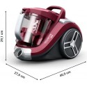 ROWENTA RO4B63EA Rojo - Aspiradora de Escoba 750W