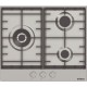 Placa Gas Egx-6031-ti-tr-ci Butano 3f Inox. H.fundido Encen. Electr.