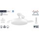 Ventilador Techo Dc/r Cp-139092 92cm. 3aspas 6vel. Motor Dc Luz Led M.distancia