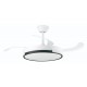 Ventilador Techo Dc/r Cp-162105 Bco/negro 105cm 30w 6vel Revers. M.dist. 3 Modos Luz