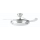 Ventilador Techo Dc/r Cp-159105 Niquel 105cm 30w. 6vel. Reversible M.dist. 3 Modos Lu