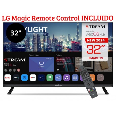 Televisor Led 81.28cm(32inch)stream System Wstrh3224tex Webos Hd Ready Lg Magic