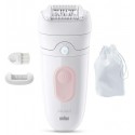 BRAUN SE5-011 Blanco-Rosa - Depiladora Batería
