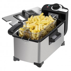 Freidora Cecotec (3032) 3 Lts. A.inox. 2000w. Filtro Antiolores