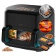 Freidora Aire Cecofry&grill (101139) 11lts. 2800wts. Doble Cestillo O Uno Solo