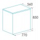 Congelador Horizontal Ezh-2011 Dual 198 Lts. 77x85x56 (e) 1 Cesto