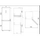 Frigorifico Combi Nf Ac-2602-enfd 200x60 Blanco (e) Display Multi Flow Air