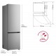Frigorífico Combi Gbbsj20dpy 203x60 Cm (d)