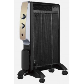 ABRILA ABRIGO Negro-Oro - Radiador de Mica 1500W