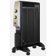 ABRILA ABRIGO Negro-Oro - Radiador de Mica 1500W