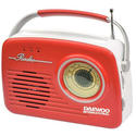 Daewoo DRP-130BL Radio Digital Rojo AM/FM