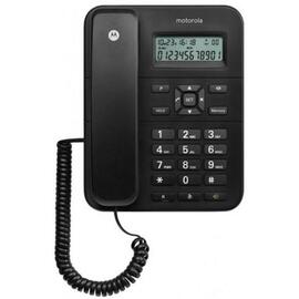 Teléfono Fijo Motorola CT202 Negro Pantalla LCD 