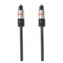 DCU 30751020 Cable Audio Fibra Óptica TOSH-LINK Negro