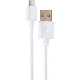 DCU 30401225 Cable USB Micro USB Blanco Redondo 1M