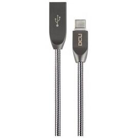 DCU 30402015 Cable Carga Metal 1M USB 2.0-USB Tipo C