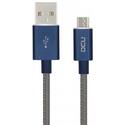 Cable DCU 30401280 GRIS AZUL Micro USB - USB 1M 