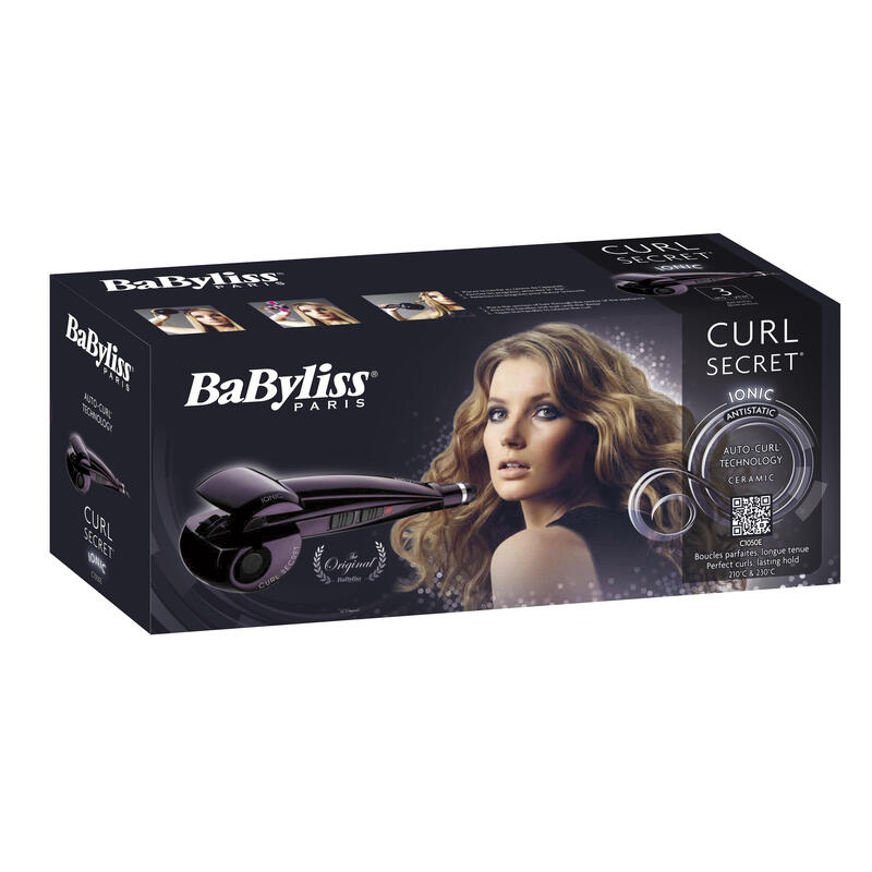 Rizador de Pelo Babyliss C1050E Morado Iónica Cerámico