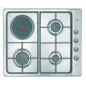 Placa Teka E/60.3 3G 1P AL BUTANO Acero Inox 60 CM