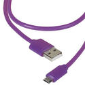 Micro Cable USB 2.0 Vivanco DCVVMCUSB12PV 36255 1.2M Morado