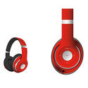 Omega FH0916R - Auricular Rojo Inalámbrico Bluetooth