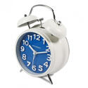 Despertador Metronic 477332 Azul Alarma Vintage Cuarzo 