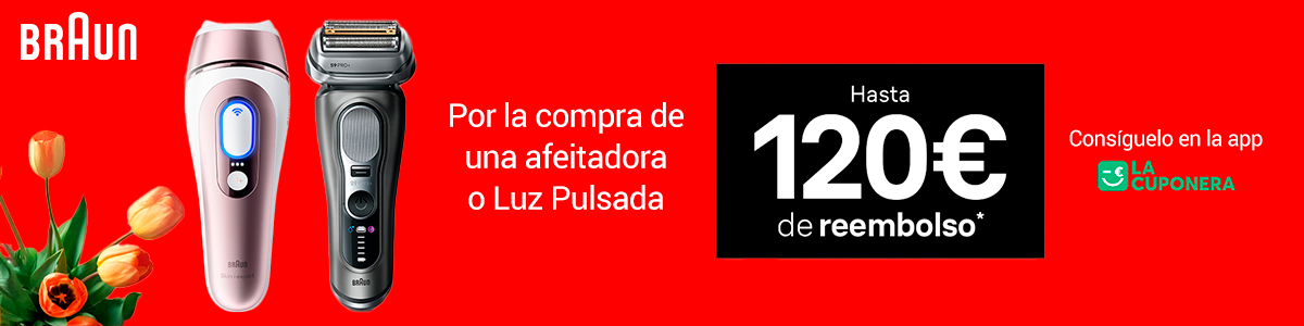 Promoción Braun 120€ Promoción Braun 120€